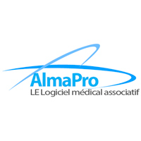 Logos logiciel médiacal Almapro Hellodoc Weda MédiStory Axisanté